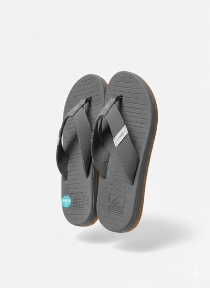Cushioned Flip-Flops-gray