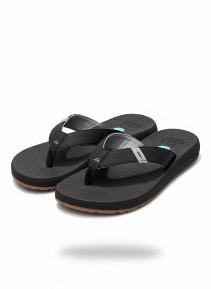 Cushioned Flip-Flops-black