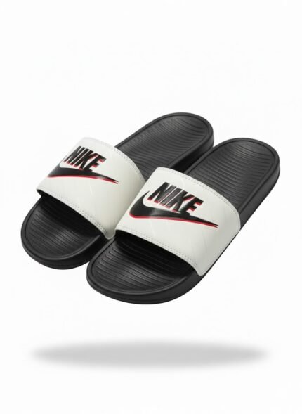 Nike Sliders-black and whait