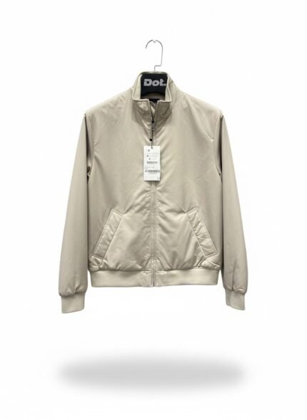 High-Collar Technical Bomber Jacket